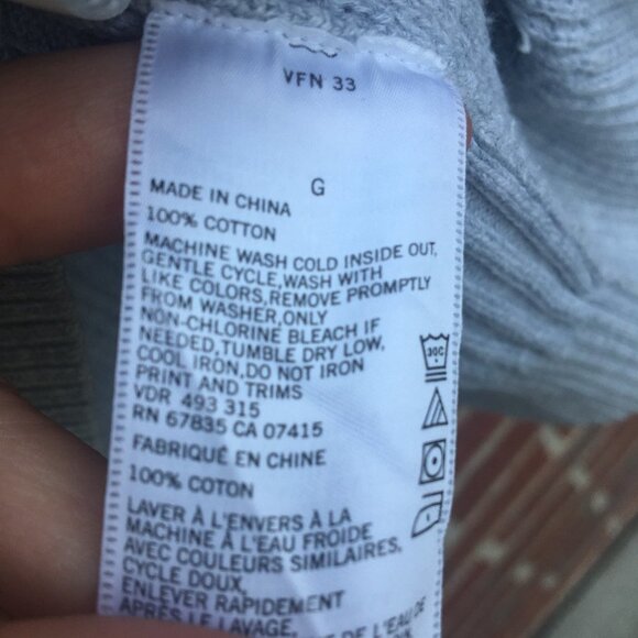 Nautica Sweater Textured Knit Cotton Gray Men's Large - Picture 5 of 10